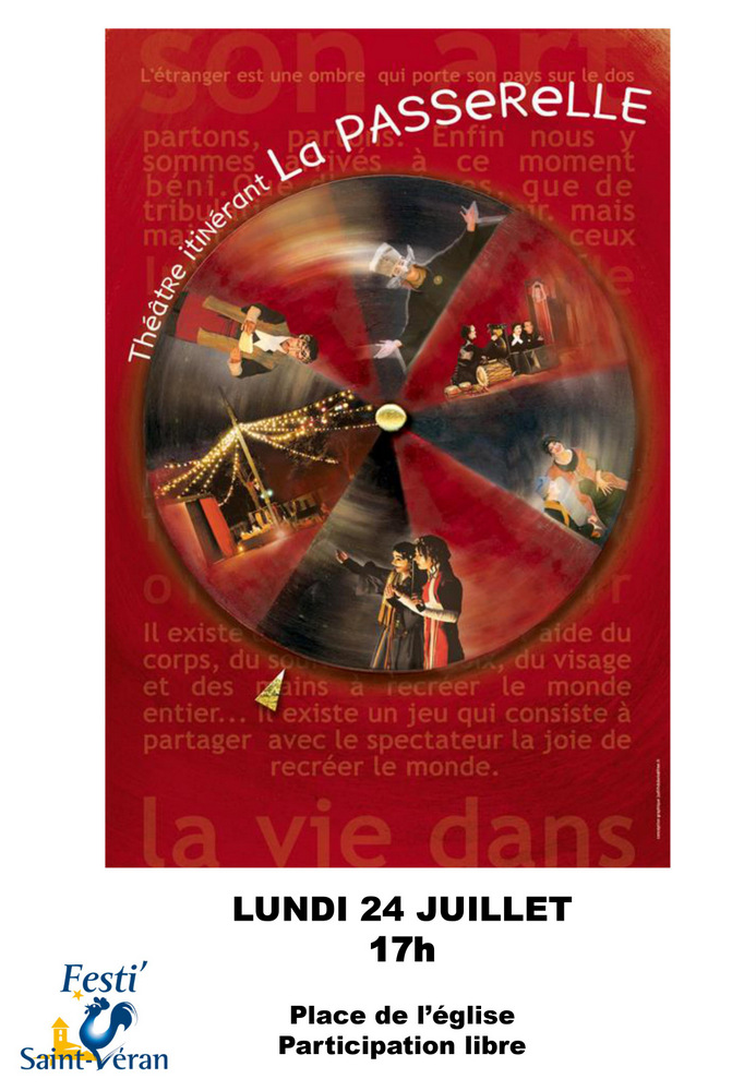 Affiche theatre de la passerelle